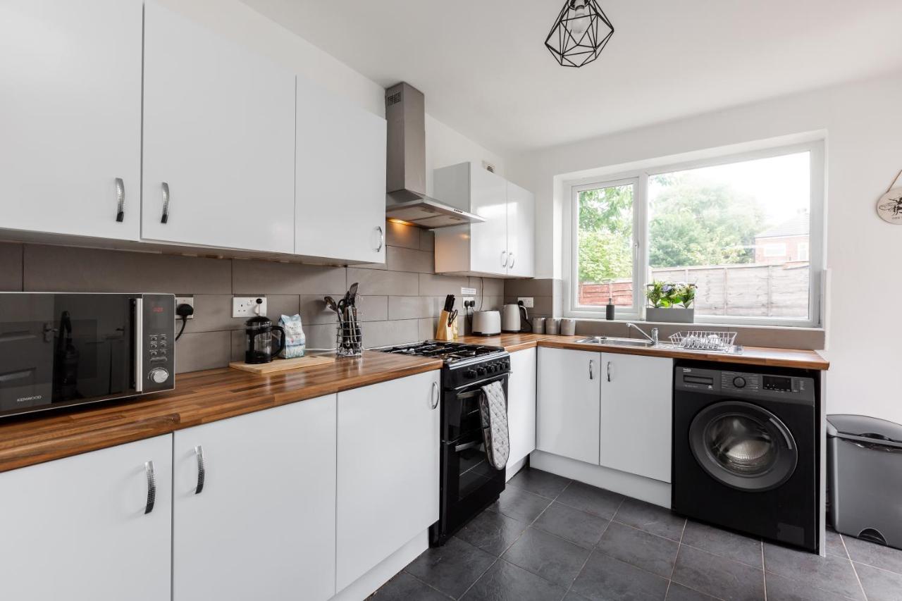 1 Mile To Etihad Stadium & Coop Arena, Free Parking, 7 Ppl Villa Manchester Exteriör bild